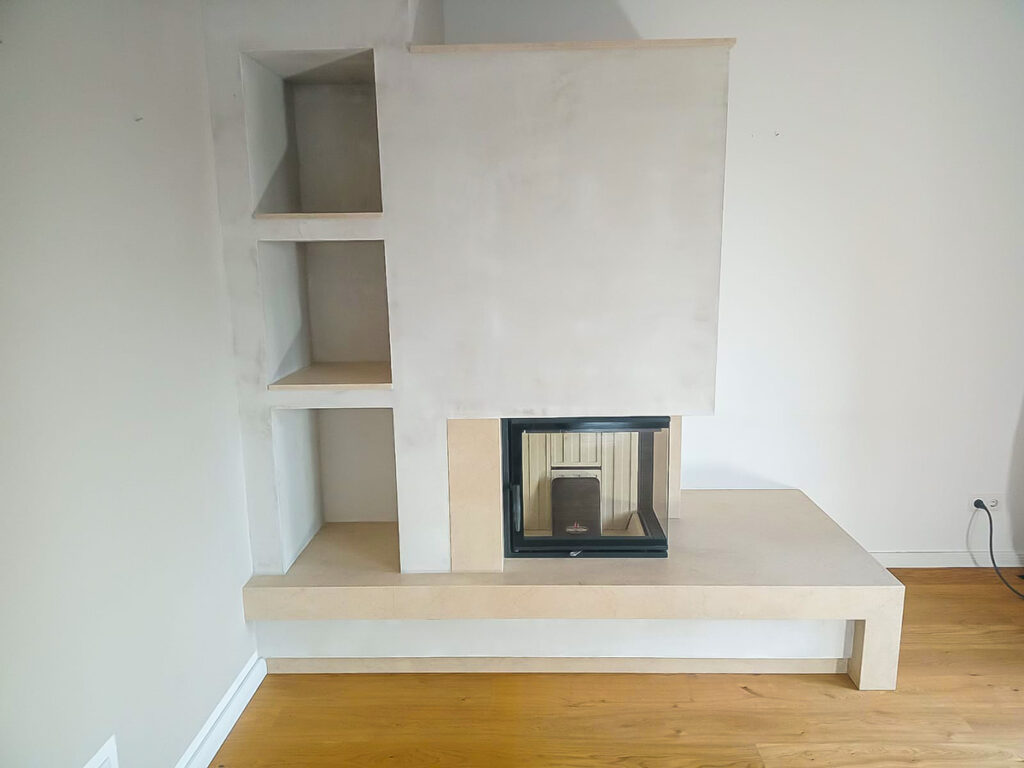Wasserführender Kamin zu Hause